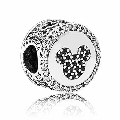 Mickey & Minnie Character Sparkling Bead Charm