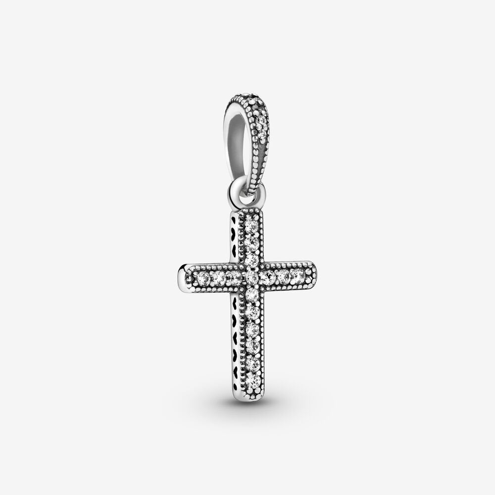 Sparkling Cross Dangle Charm