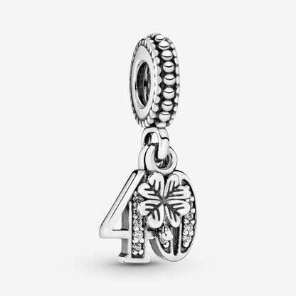 40th Celebration Double Dangle Charm