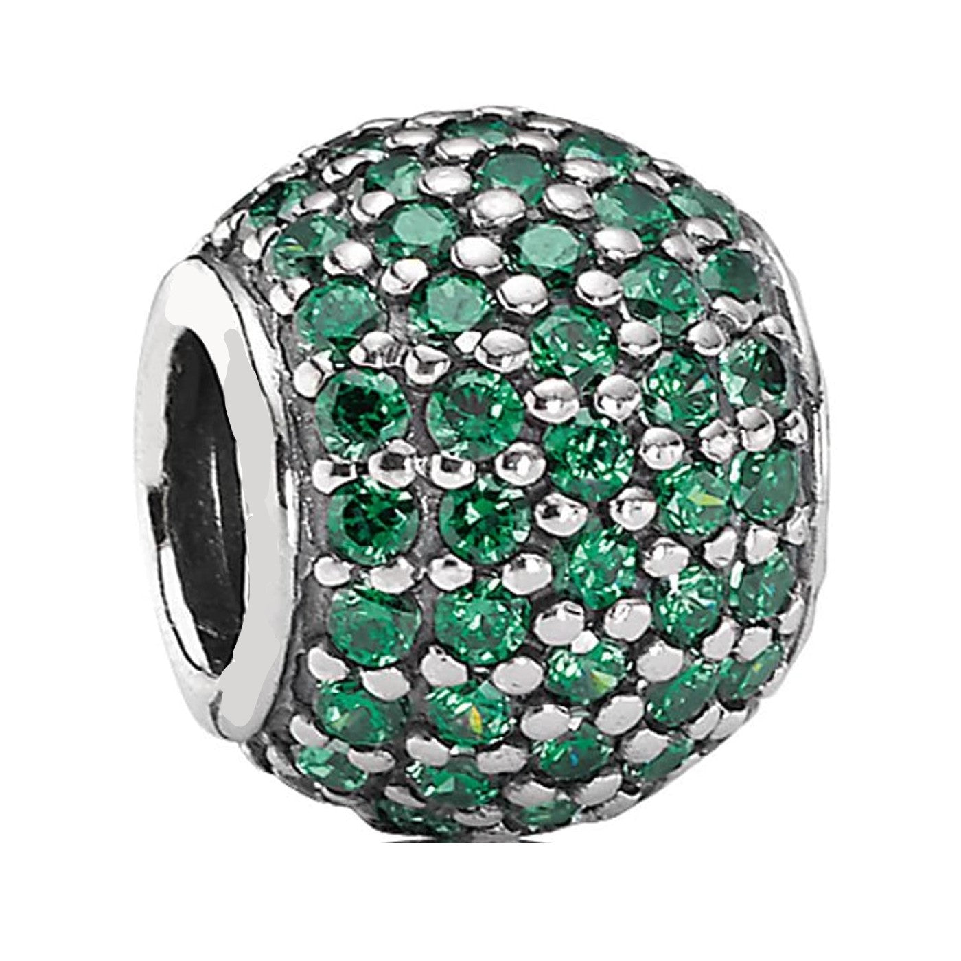 Green Sparkles Ball Charm – Forever Charms