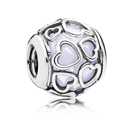 Encased in Love Charm - White