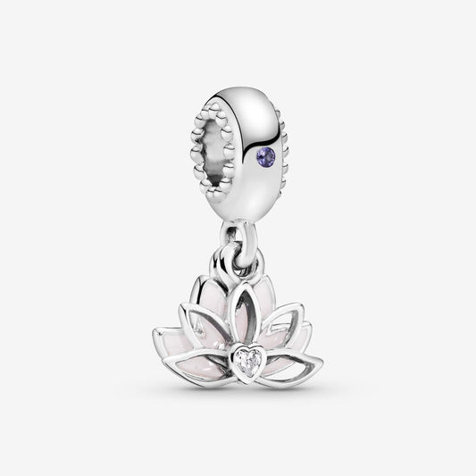 Lotus Flower Dangle Charm