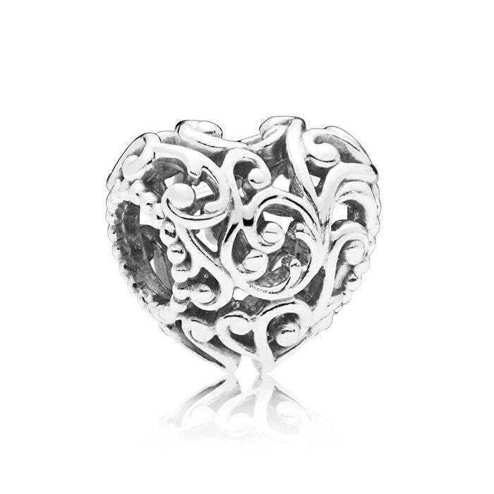 Regal Heart Charm