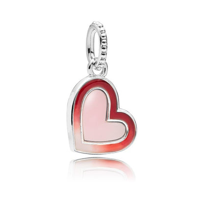 Asymmetric Heart of Love Dangle Charm