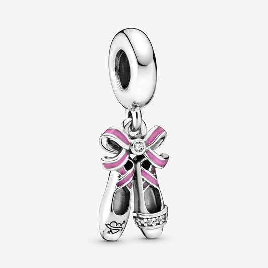 Punk Ballerina Shoes Dangle Charm