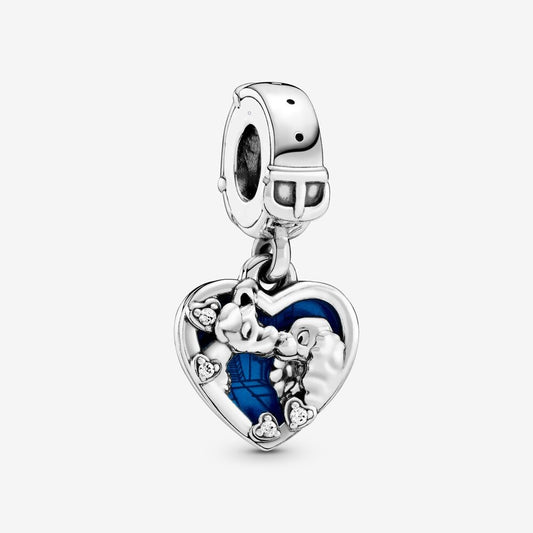 Lady and the Tramp Heart Double Dangle Charm