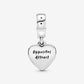 Lady and the Tramp Heart Double Dangle Charm