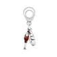 Donut Vanilla Ice Cream Double Dangle Charm