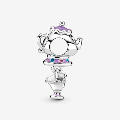 Beauty And The Beast Mrs. Potts & Chip Dangle Charm