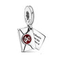 Harry Potter, Hogwarts Acceptance Letter Double Dangle Charm