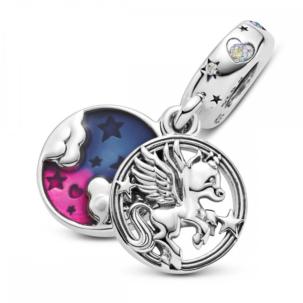 Magical Unicorn Double Dangle Charm