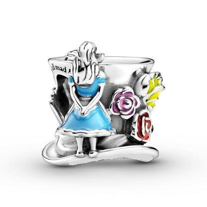 Alice in Wonderland Mad Hatter Tea Party Charm
