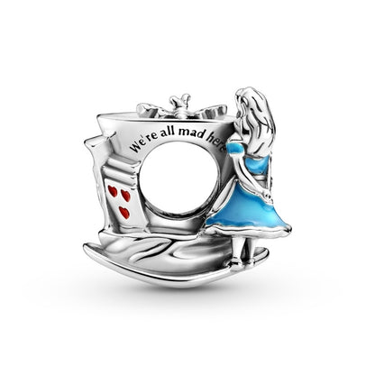 Alice in Wonderland Mad Hatter Tea Party Charm