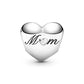 Heart and Clover Mom Charm