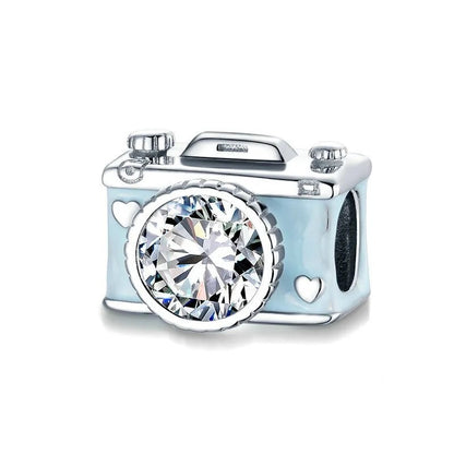 Camera Charm - Blue