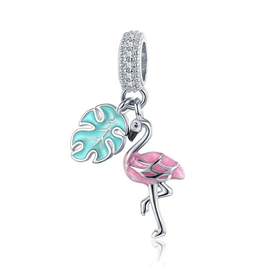 Flamingo Double Dangle Charm