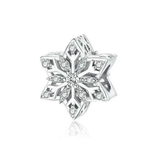 Shiny Snowflake Charm