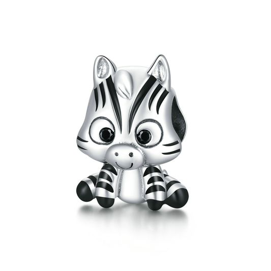 Zebra Cartoon Charm