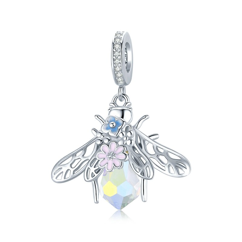 Colourful Bee Dangling Charm