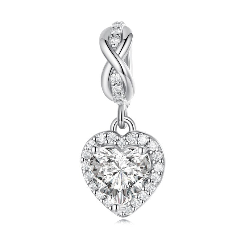 Shining Heart Dangle Charm