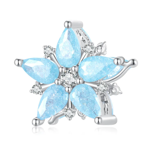 Snowflake Charm - Blue