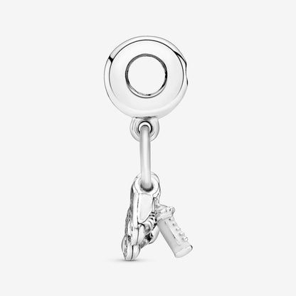 Baby Bottle & Shoes Dangle Charm