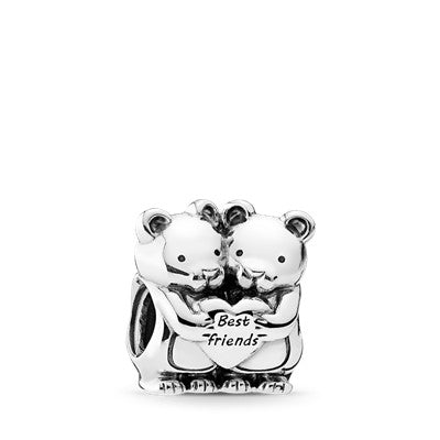 Bear Hug Best Friends Charm