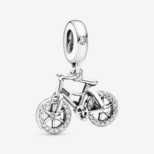 Sparkling Bicycle Dangle Charm