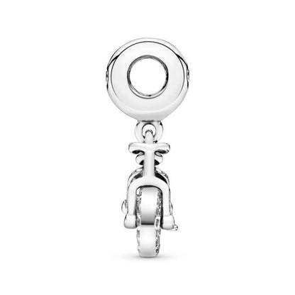 Sparkling Bicycle Dangle Charm