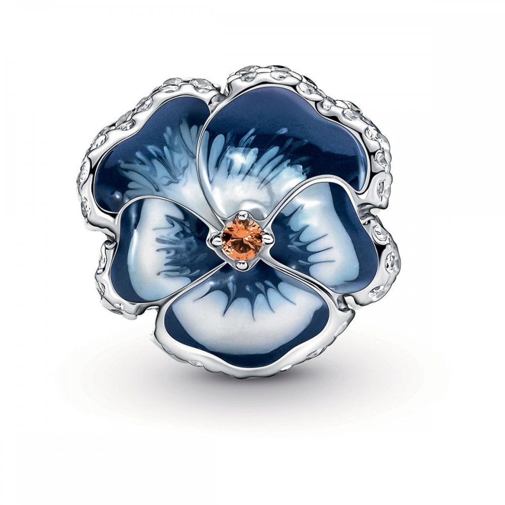 Pansy Flower Charm