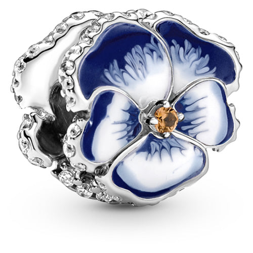 Pansy Flower Charm