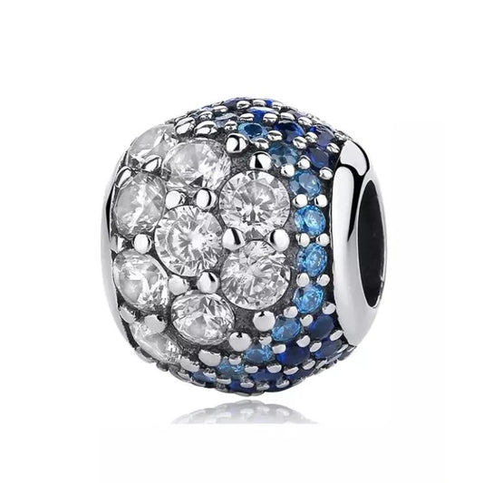 Sparkling Blue Pavé Charm