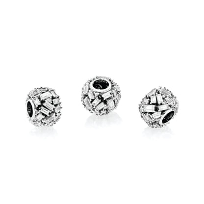 Clear Chiseled Elegance Charm