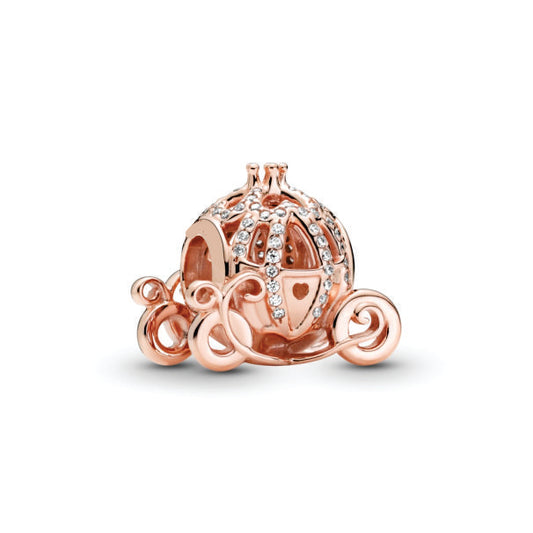 Cinderella's Pumpkin Coach Charm - Rose