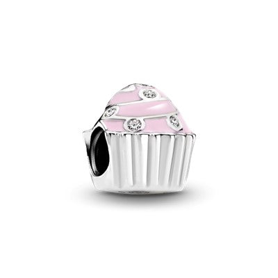 Pink Cupcake Charm