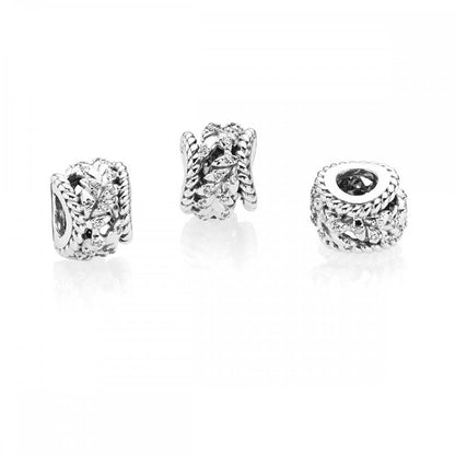 Sparkling Grain Swirls Charm