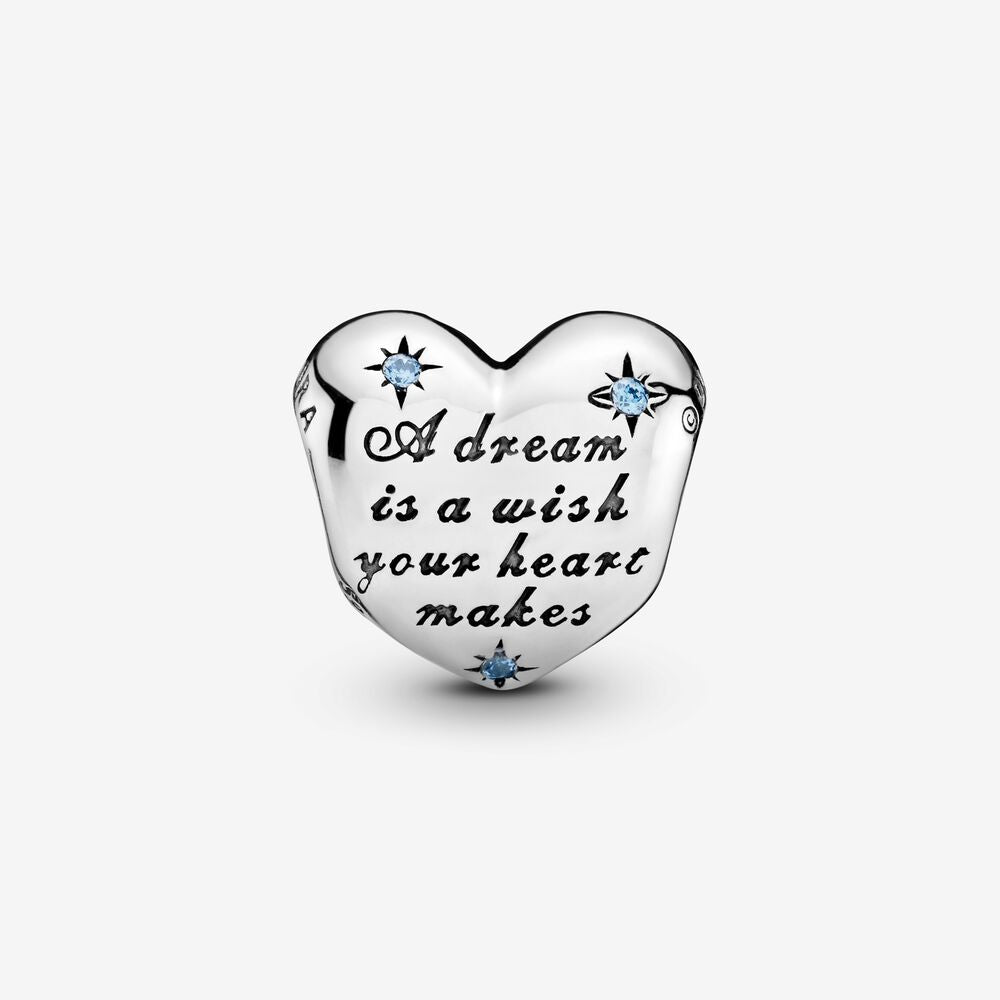 Cinderella's Dream Heart Bead Charm