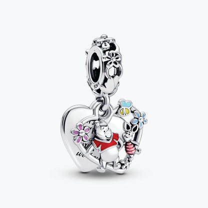 Pooh & Piglet Double Dangle Charm