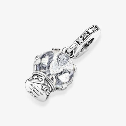 Snow Globe Angel Dangle Charm