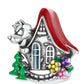 Little Red Riding Hood House Charm