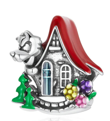 Little Red Riding Hood House Charm