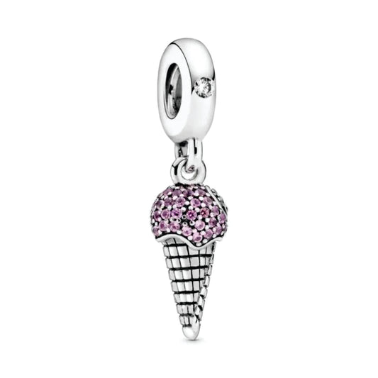 Ice Cream Cone Dangle Charm