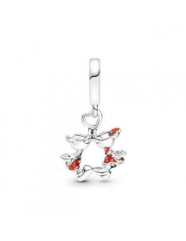 Mickey And Minnie Character Kissing Dangle Charm