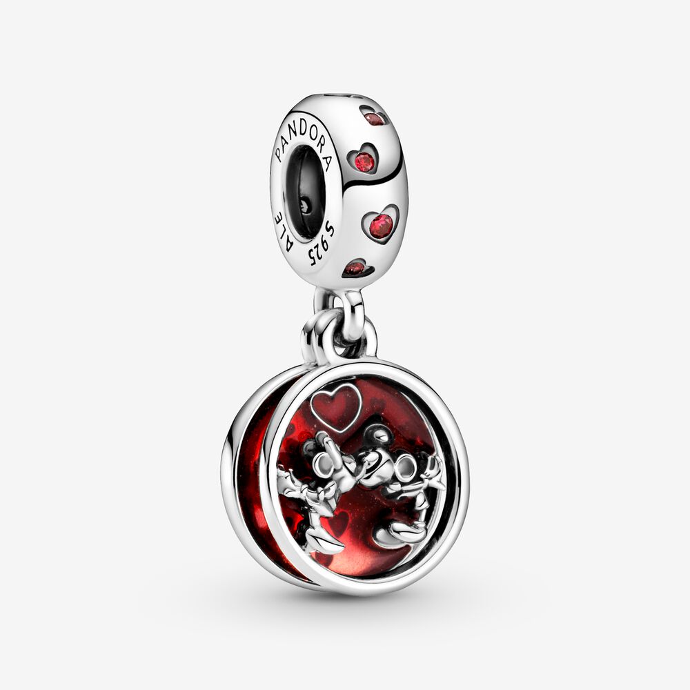 Mickey & Minnie Love and Kisses Dangle Charm