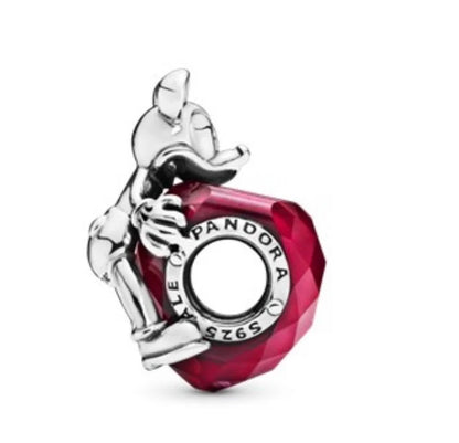 Mickey Character Love Heart Charm