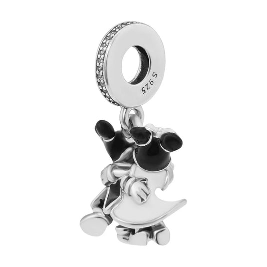 Mickey And Minnie Character Dancing Dangle Charm