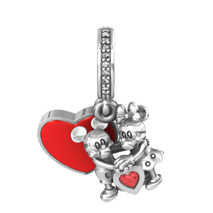 Mickey & Minnie Character Love Dangle Charm