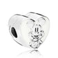 Mickey Character Heart Clip Charm