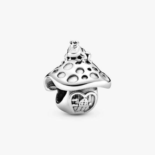 Mushroom & Frog Charm