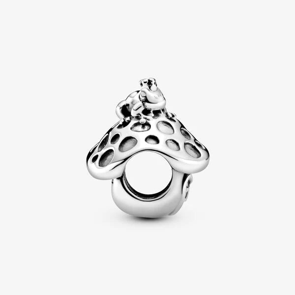 Mushroom & Frog Charm